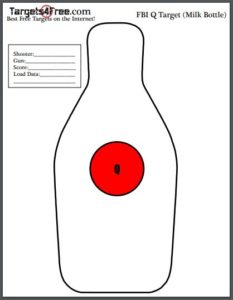FBI Q Target (Free Printable Qualification Targets) - Targets4Free