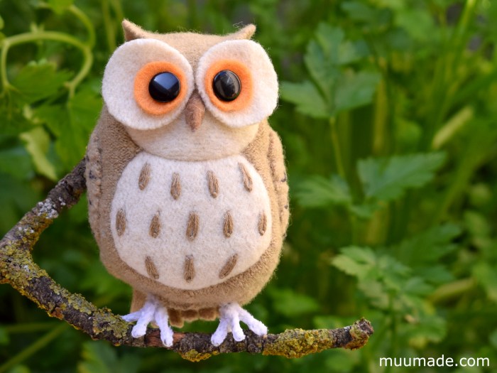 Muumade - The Little Felt Owl