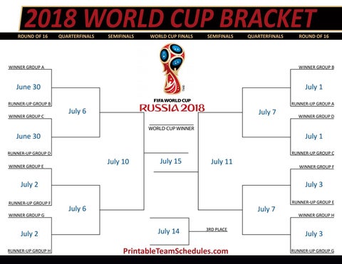 printable fifa world cup brackets