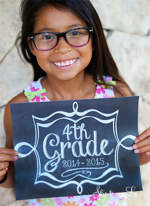 FREE Printable First Day Of School Signs 2023-2024 | Skip To My Lou