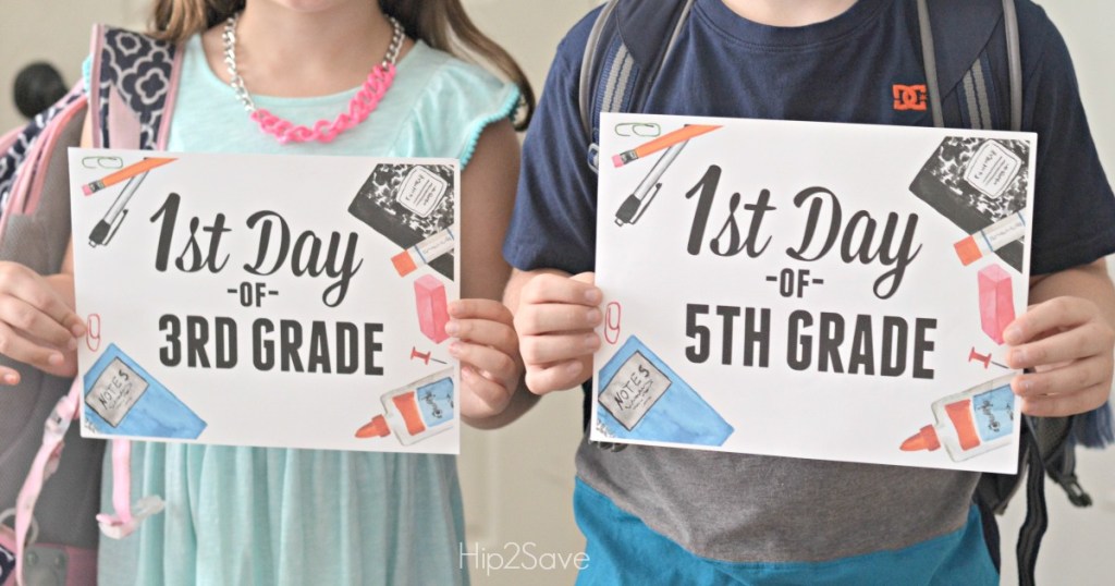 printable first day of school signs 2016