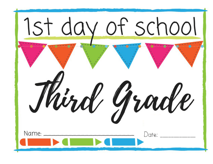 printable first day of school signs 2016