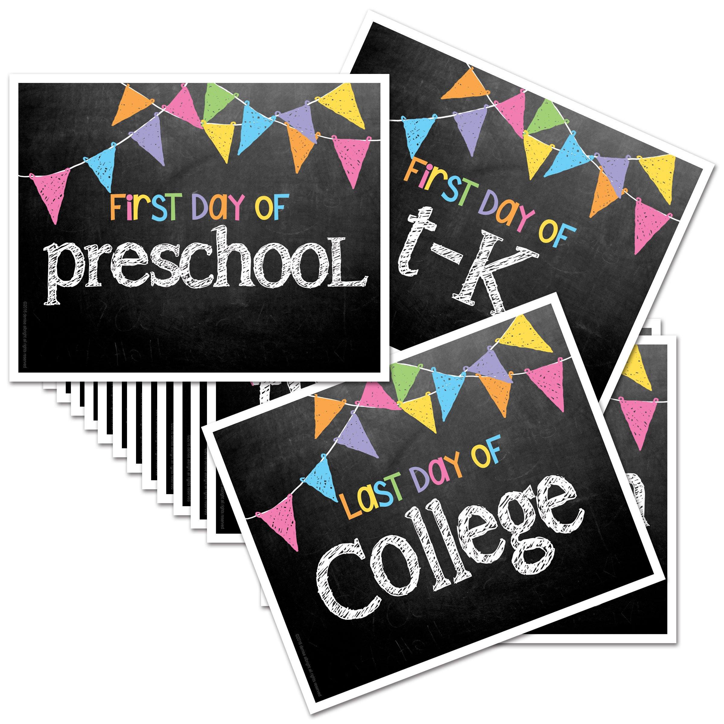 printable first day of school signs 2016