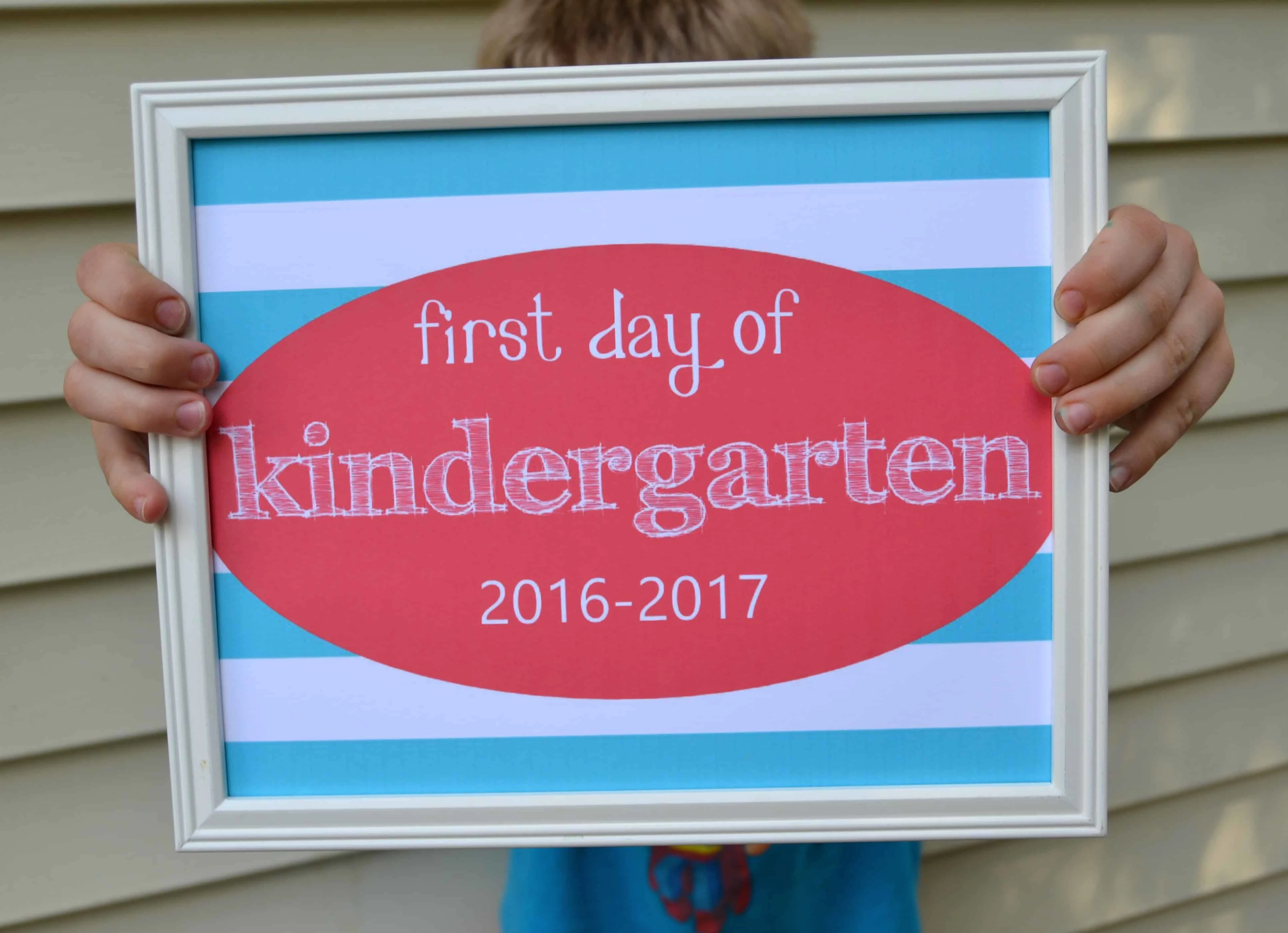 free printable first day of school signs - Mary Martha Mama