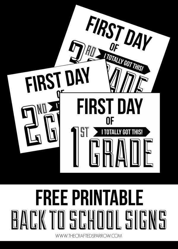 Free printable first day of school signs 2016 Download Free printable Free printable first day of school signs 2016 Download Free printable