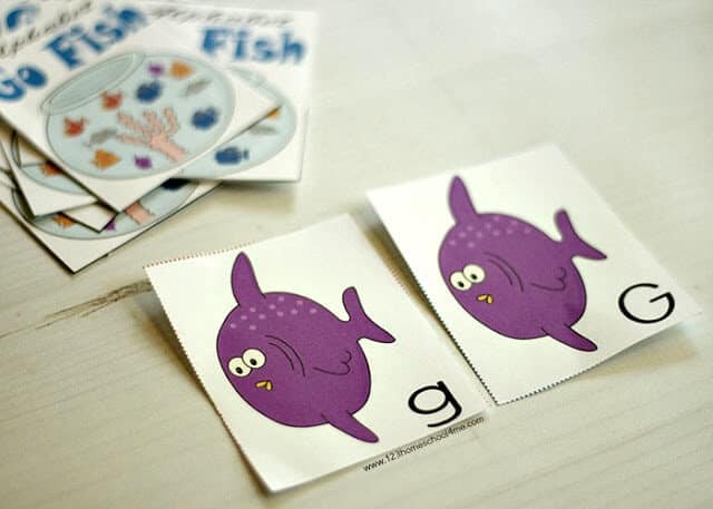 printable fish cards