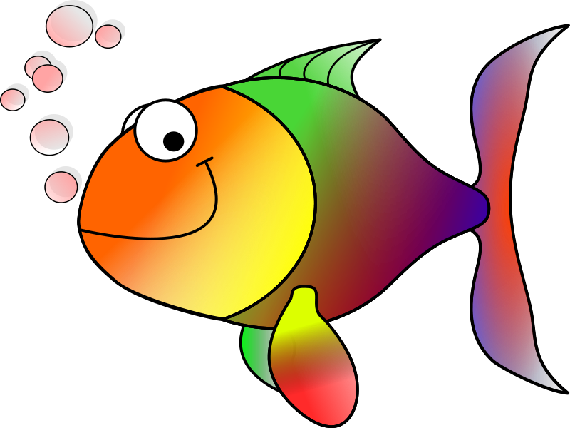 printable fish clip art