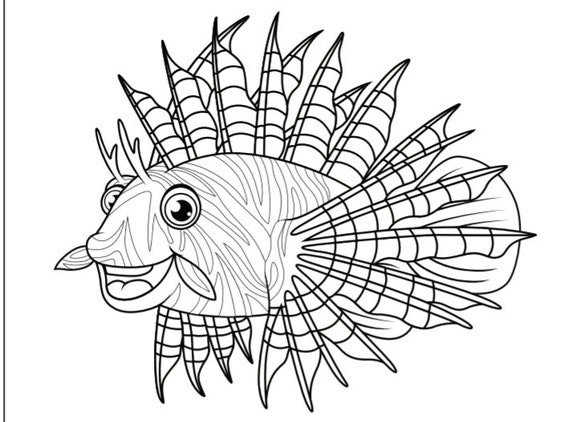 Fish Coloring Pages Fish Template 21 Printable Coloring Pages ...