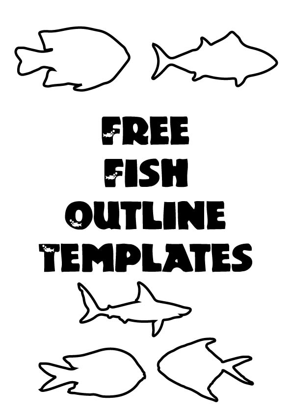 printable fish silhouette