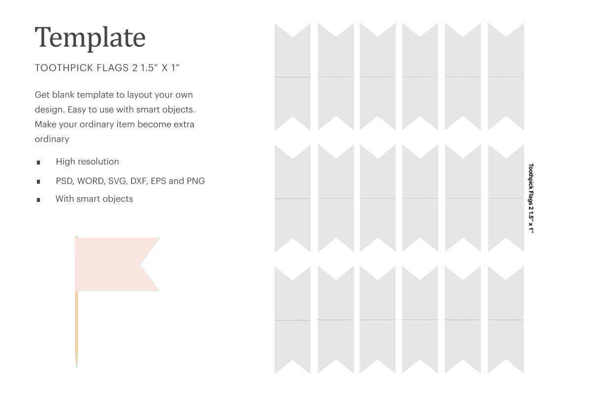 printable flags for cupcakes