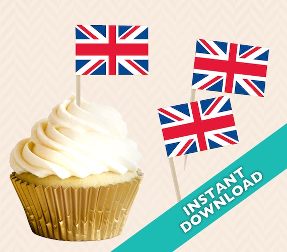 Darkside Ltd British Union Jack Cell Phone Stickers - 2 Pack, UK Flag Royal Design, 1.25x0.83