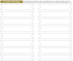 printable flags for straws