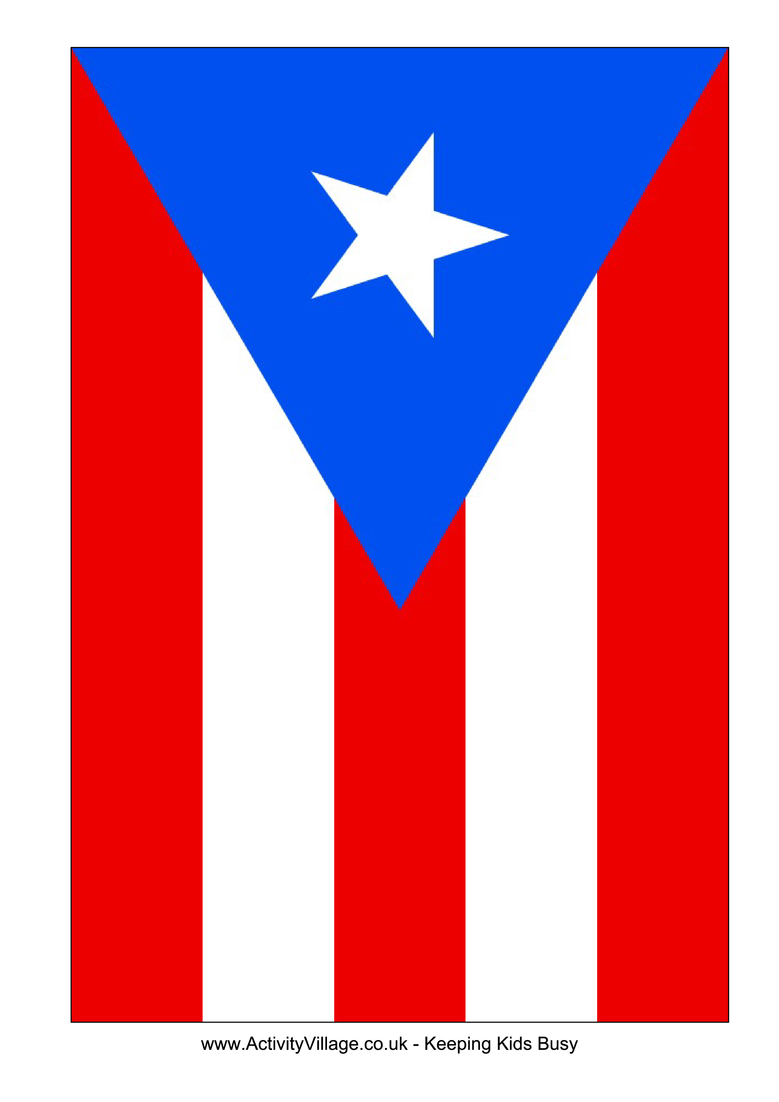 printable flags of puerto rico