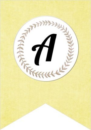 Free Printable Banner Letters | Customize online &  Print at Home