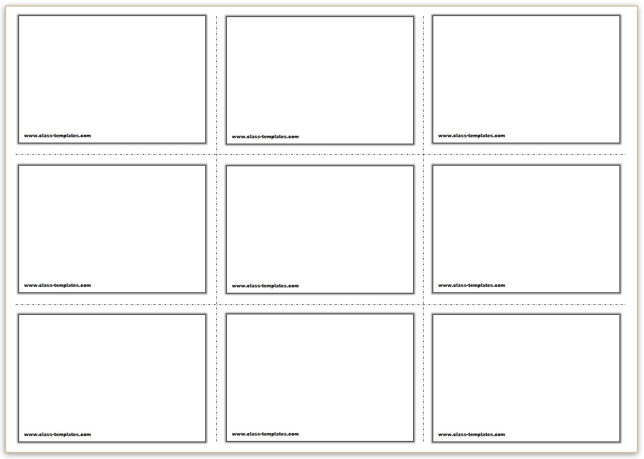 printable flashcards blank