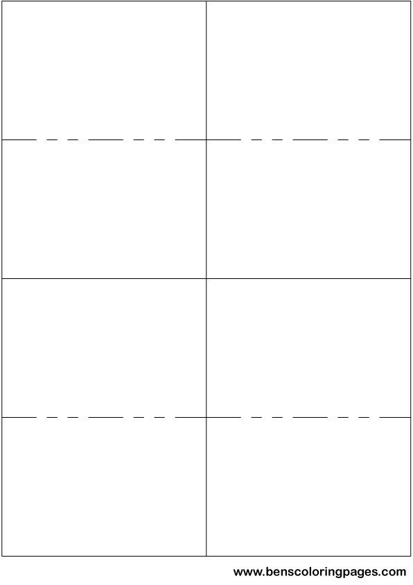 printable flashcards blank