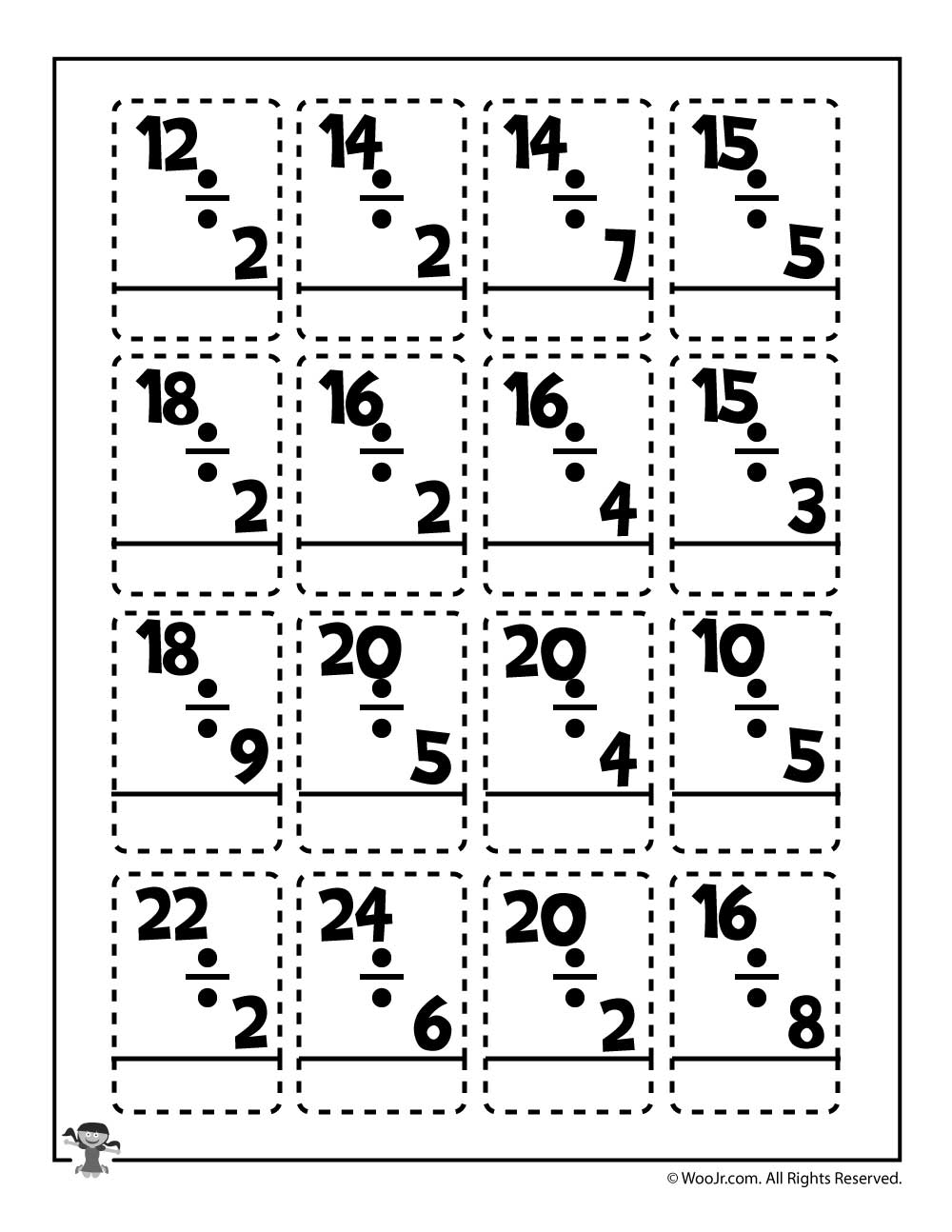Math Practice Flashcards Printables | Woo! Jr. Kids Activities ...