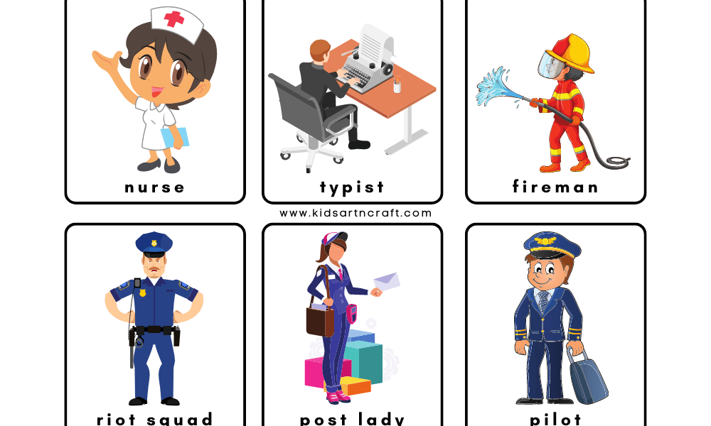community-helpers-flash-cards-free-printables-kids-art-craft-worksheets-library for Free Printable Pictures Of Community Helpers Community Helpers Flash Cards – Free Printables - Kids Art & Craft - Worksheets Library for Free Printable Pictures Of Community Helpers