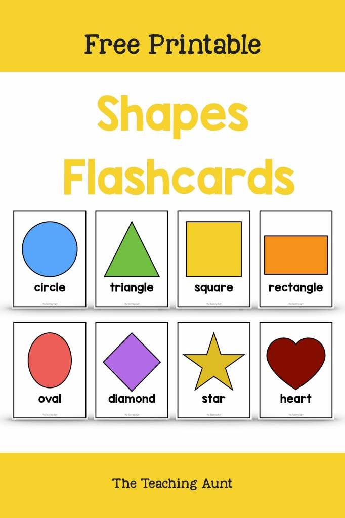 printable flashcards of shapes
