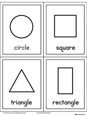 printable flashcards of shapes