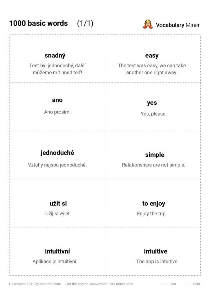 printable flashcards
