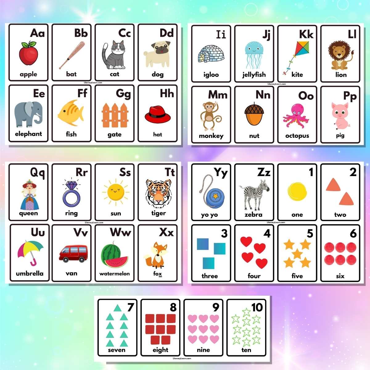 printable flashcards