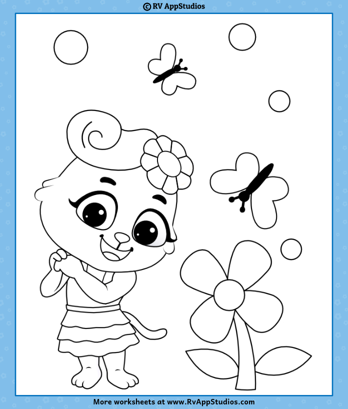 printable flower coloring pages free