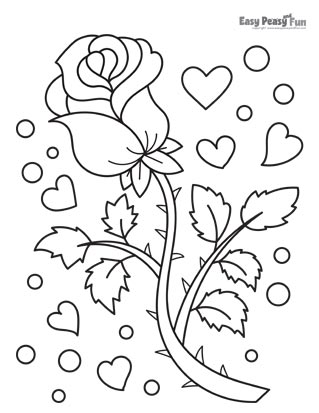 printable flower coloring pages pdf
