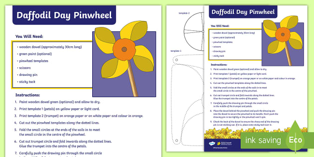 DO-IT-YOURSELF PINWHEEL TEMPLATE