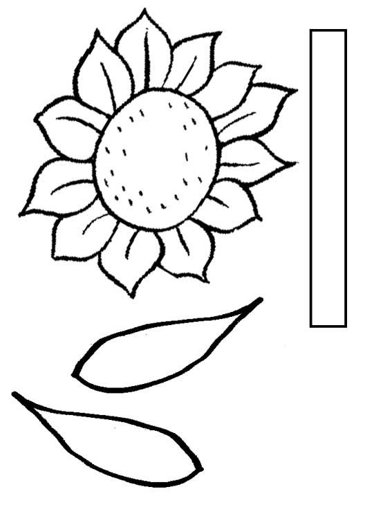 Sunflower Cut Out Template - 10 Free PDF Printables | Printablee
