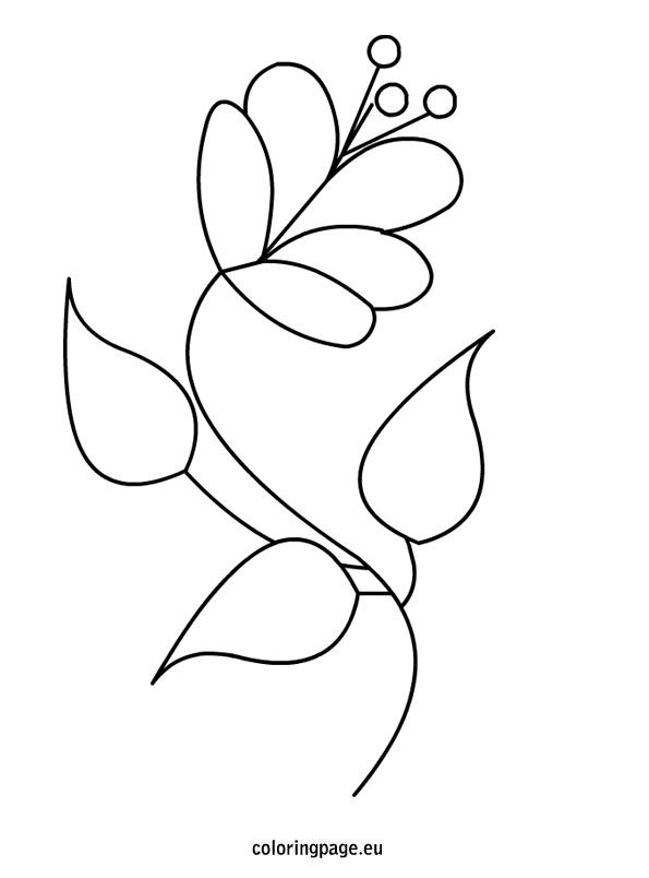 stencil flower template printable - Clip Art Library