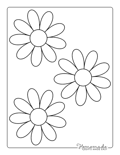 Free Printable Flower Templates for Crafts