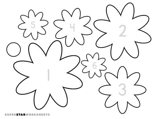 Flower Templates -Worksheets Library