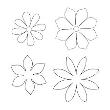 Paper Flower Templates - 10 Free PDF Printables | Printablee