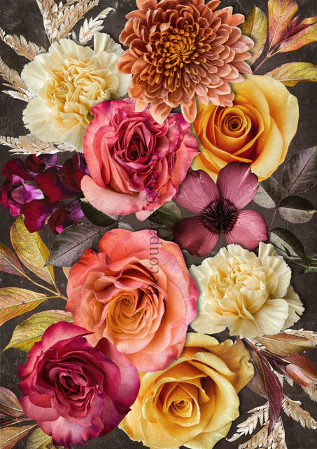 printable flowers for decoupage