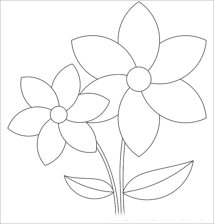 printable flowers free