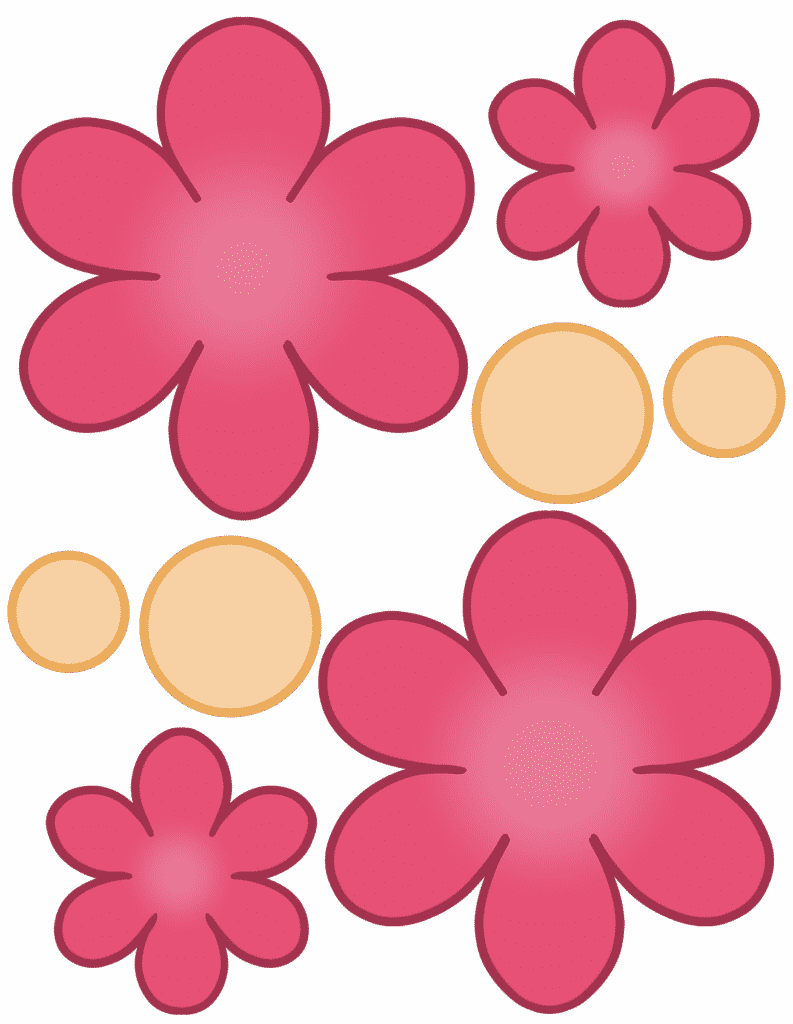 printable flowers in color