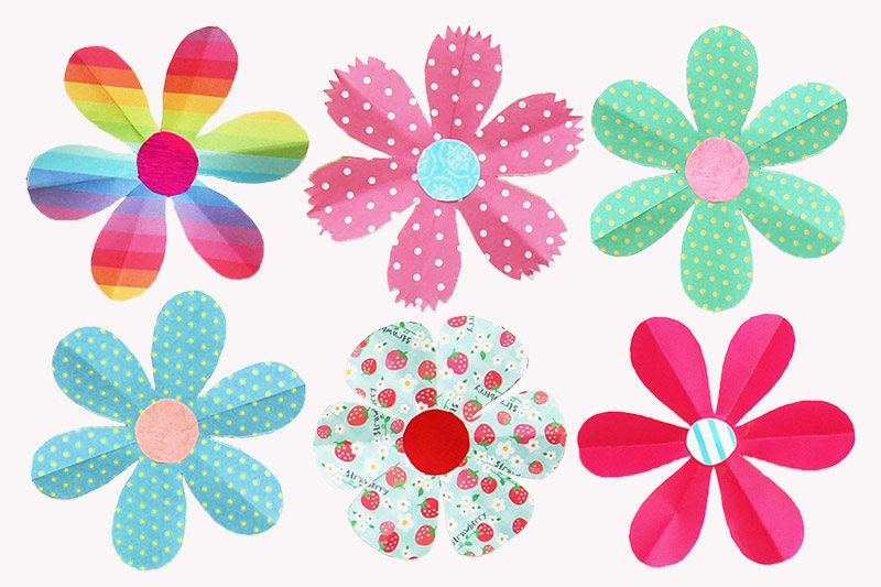Folding Flower Templates | Free Printable Templates &  Coloring ...