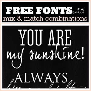 Free Fonts | The 36th AVENUE
