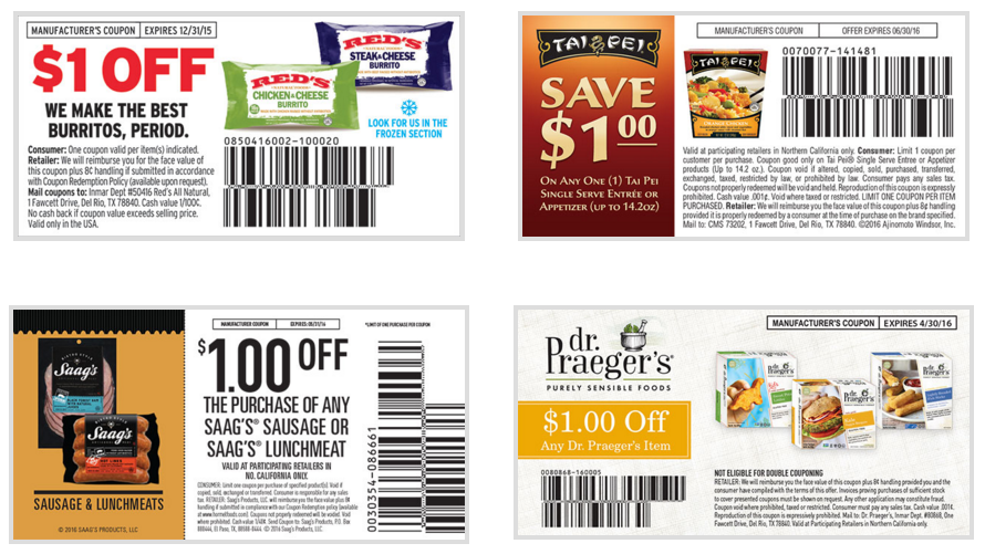 printable food coupons