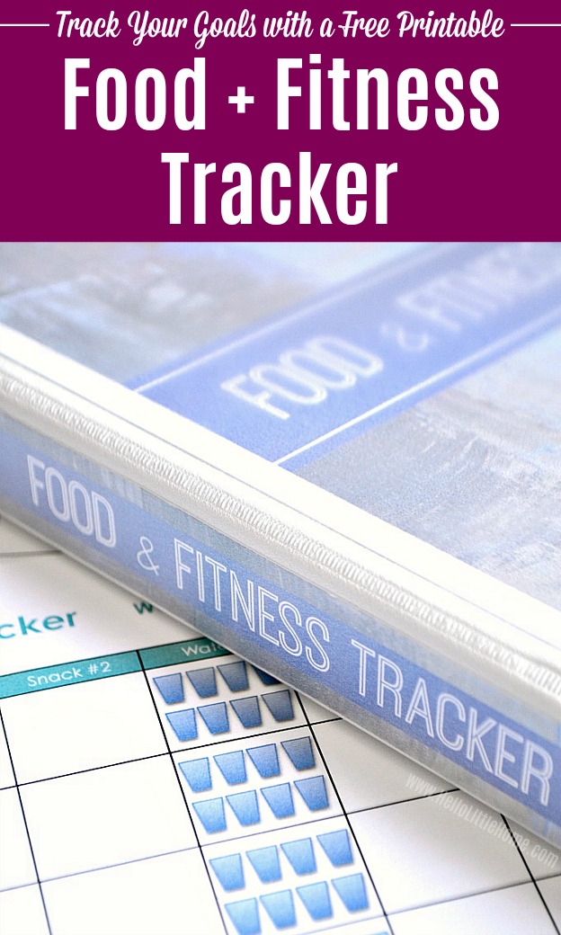 Free Printable Food and Exercise Journal | Hello Little Home