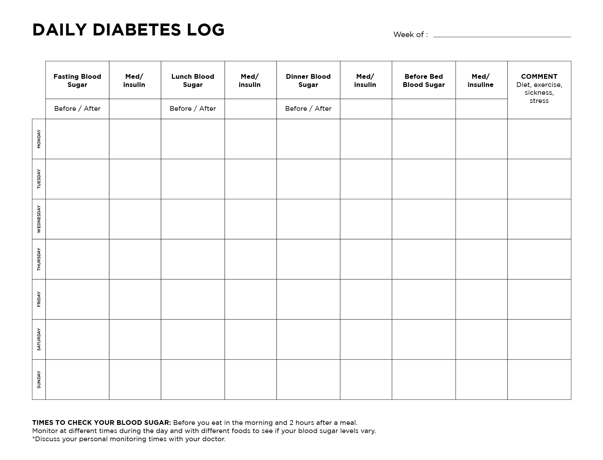 Complete Diabetes Journal with Food & Blood Sugar Log: Daily Blood ... - Worksheets Library complete-diabetes-journal-with-food-blood-sugar-log-daily-blood-worksheets-library