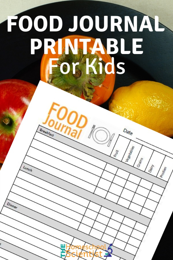 printable food diary for toddlers