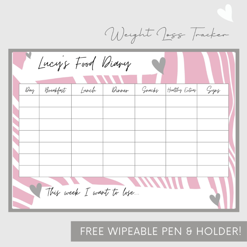printable food diary slimming world