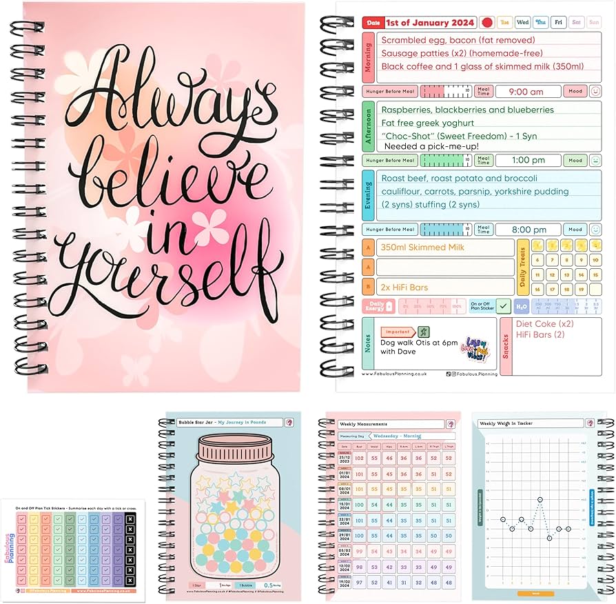 Slimming World Compatible Food Diary For New Year 2020 Recipe ...