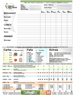 printable food journal pages