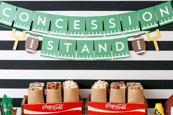 printable football banner
