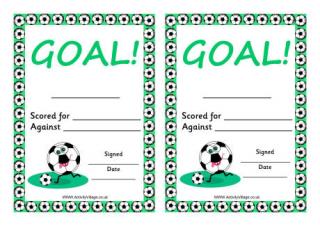 Football Certificates