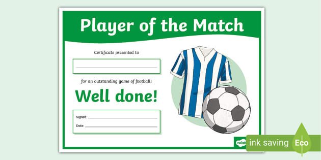 printable football certificates uk