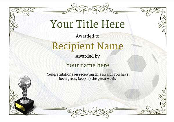 printable football certificates uk